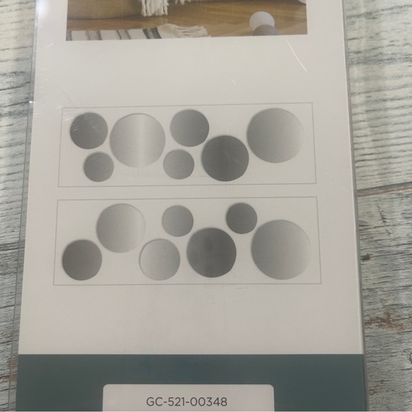 Blue Moon Studio 14 Easy to Apply Adhesive Acrylic Wall Decor Mirrors NIB - Picture 4 of 7